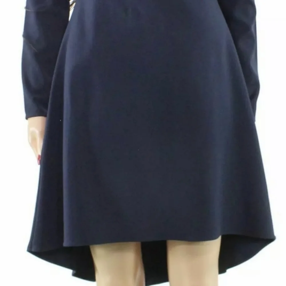 Nha Khanh Navy North Structured Cocktail Party Dress XS